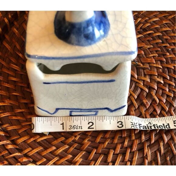 VINTAGE - 🎉HP🎉 Unique Decorative Porcelain Jewelry/Trinket BoxFrench Country - Picture 12 of 16